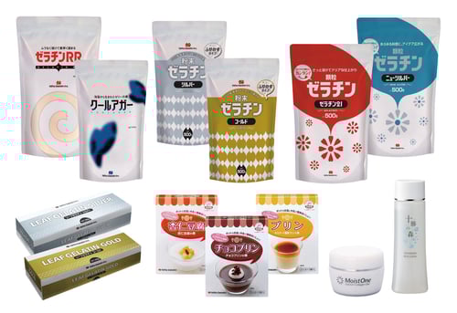 新田ゼラチンの製品群